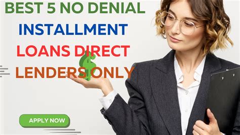 Installment Loans Direct Lenders Only Canada