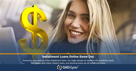 Installment Loans Online Same Day