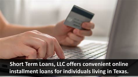 Installment Loans Texas Online