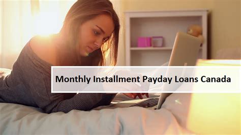 Installment Payday Loans Canada