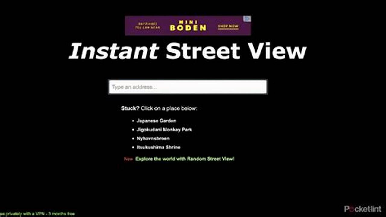 Instant Google Street View 2024 Model