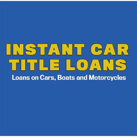 Instant Car Title Loans No