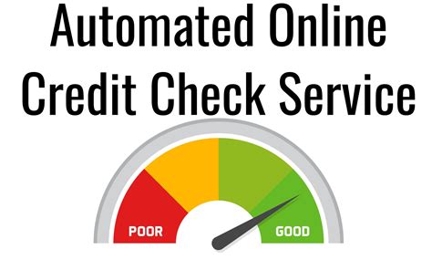 Instant Online Credit Check