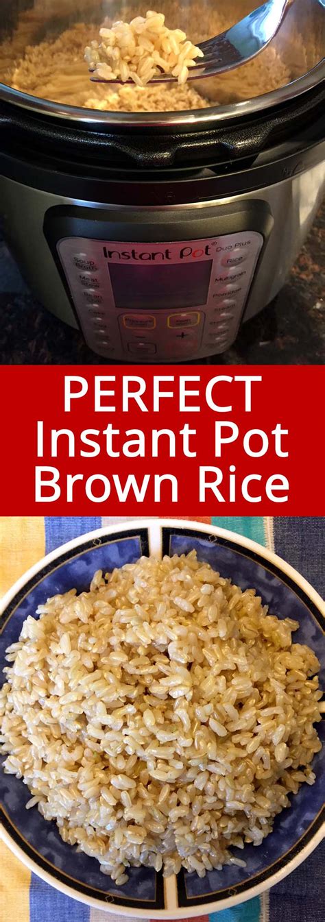 Instant Pot Cooking Brown Long Grain Rice