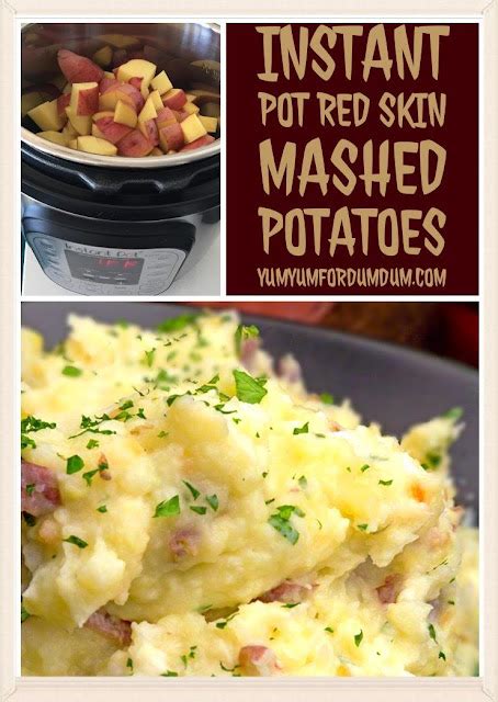 Whip Up Deliciousness in Minutes: Try Our Flavorful Instant Pot Red Skin Mashed Potatoes Recipe Now!
