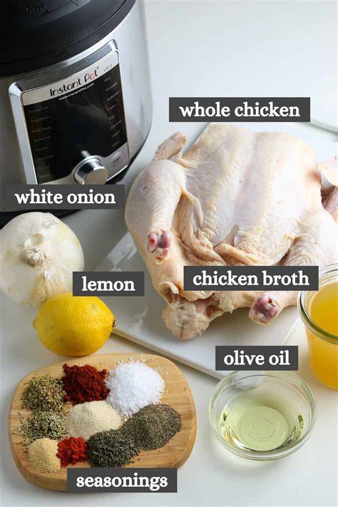 Instant Pot and ingredients