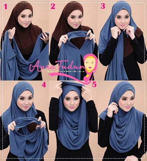 Instant Shawl2 Loops Hijab TutorialPinless Hijabs Pinterest Shawl