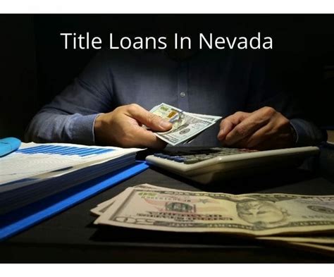 Instant Title Loan Nevada