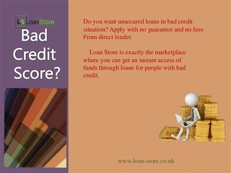 Instant Unsecured Loans For Bad Credit