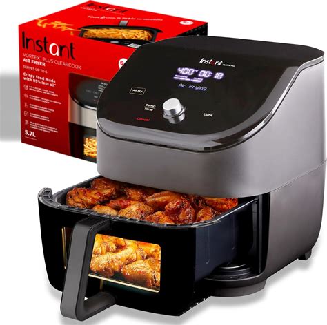 Instant Vortex Plus 6-in 1 Air Fryer with ClearCook and OdorErase: specs