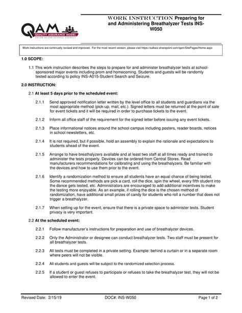 Instruction Sheet - 7+ Examples, Format, Pdf | Examples