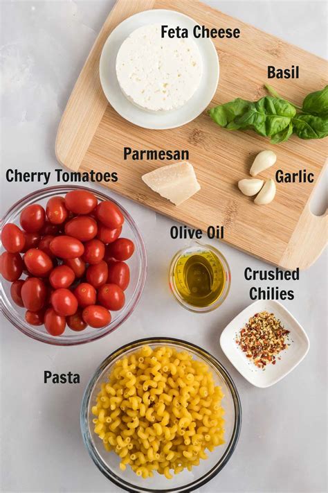 Instructions For Making Tomato Feta Pasta Bake