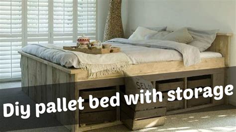 Instructions For Pallet Bed With Storage