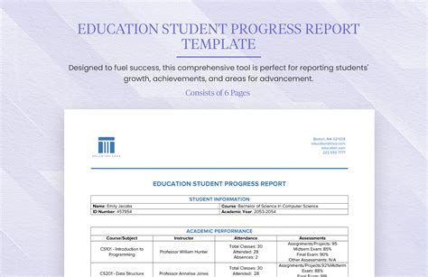 Instructions For Progress Report Template Regarding Educational