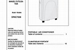 Instructions for Danby Air Conditioner