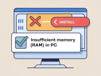 Insufficient RAM