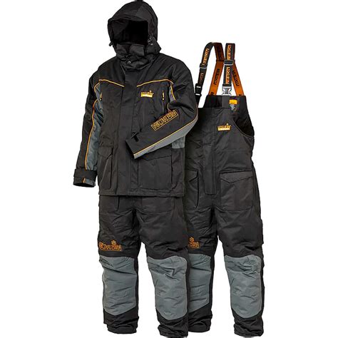 Insulating materials for floating ice fishing suits