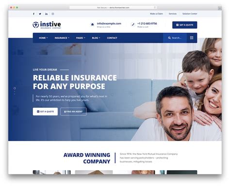 Insurance Site Template