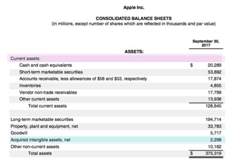 Intangible Assets On Balance Sheet