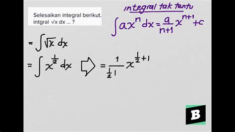 Integral 1 Akar X: Konsep dan Penerapan pada Pembelajaran Matematika