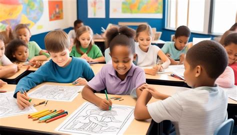 Integrating Coloring Pages into a Full Lesson Plan