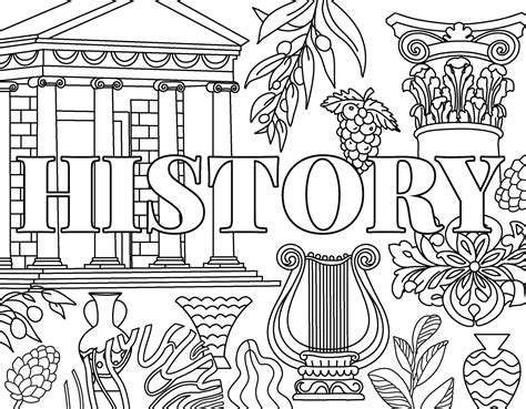 Integrating History Lessons with Coloring