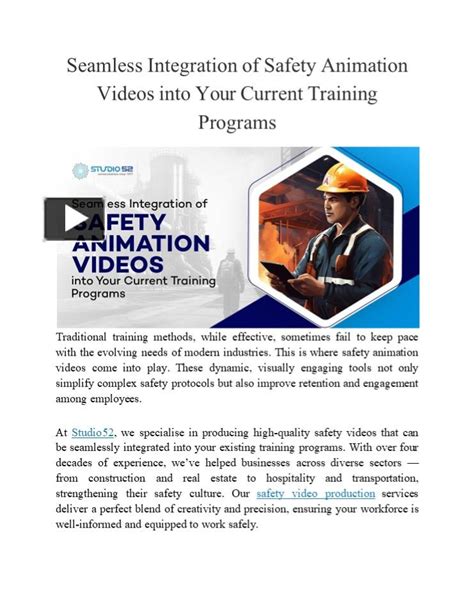 Integrating Safety Lessons into the Activity