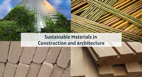 Integration of Sustainable Materials