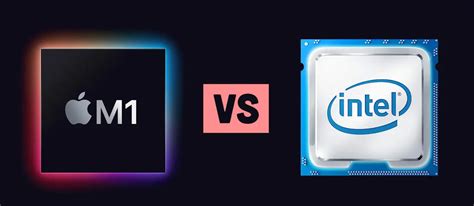 Intel vs. Apple silicon