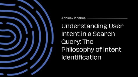 Intent and Philosophy