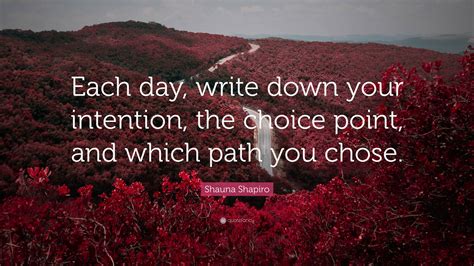 Intention and Choice