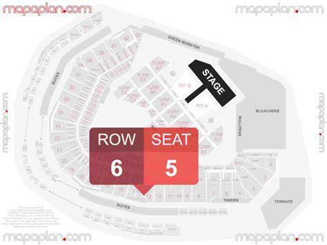 Interactive Fenway Seating Chart