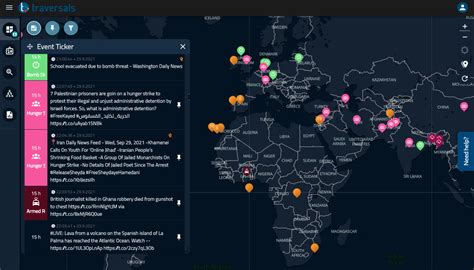 Interactive Maps Footage Overlaid on Maps for Real-Time Conflict Analysis