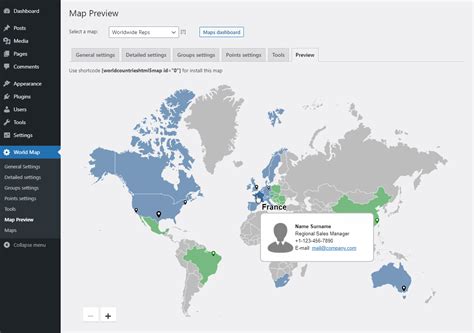 Interactive World Map Plugin