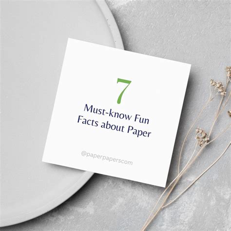 Interesting facts about paper