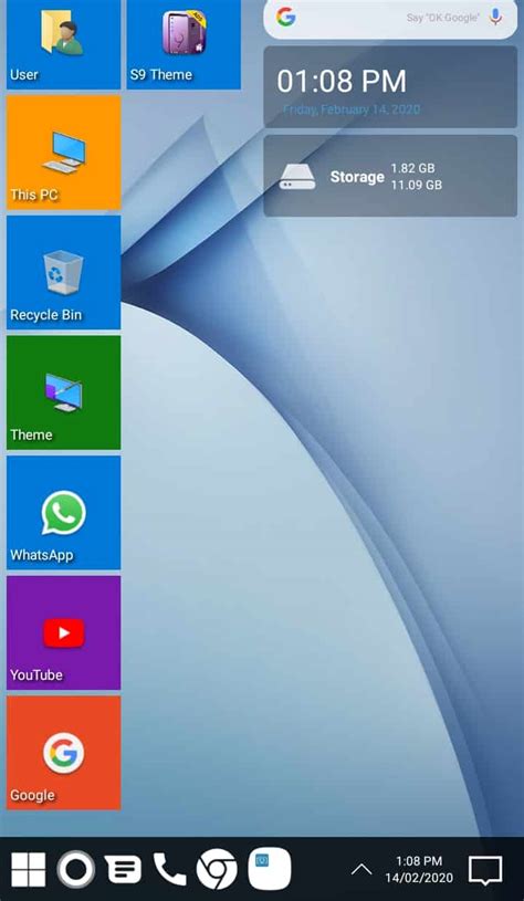 Interface: Windows by Android