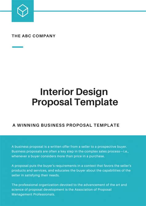 Maloney Proposal Page design, Interior design work, Proposal templates