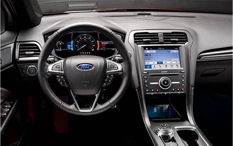 Interior Of A Ford Fusion