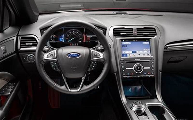 Interior Of Ford Fusion