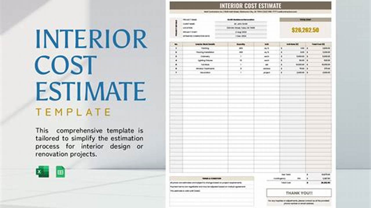 Interior, Excel Templates