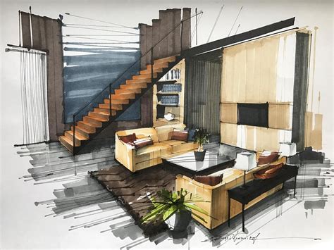 Interior Architecture Drawing House Design