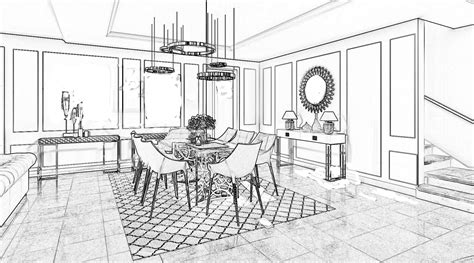 Interior Design 3d Drawing