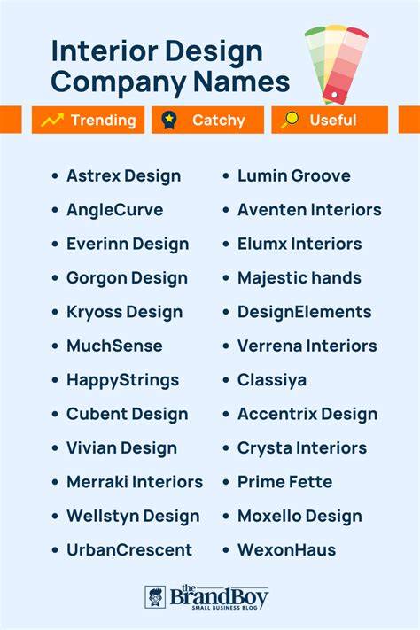 Interior Design Firm Names