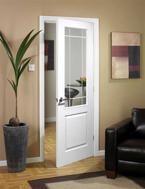 ReliaBilt Shaker 30in x 80in Slate 3Panel Square Frosted Glass Solid
