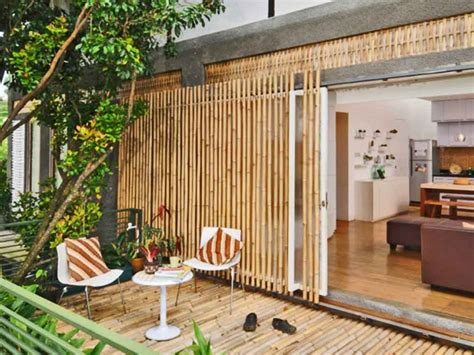 Interior Rumah Bambu Minimalis