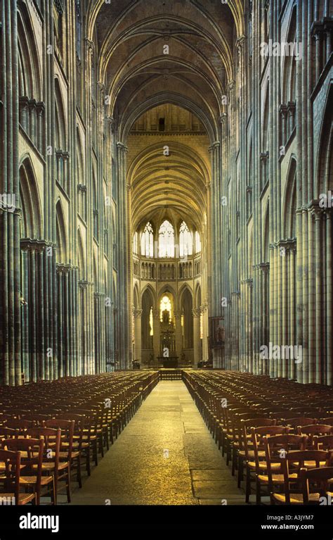 Interior of Rouen Cathedral