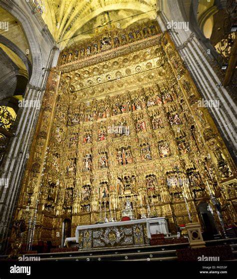 Interior of Seville Cathedral