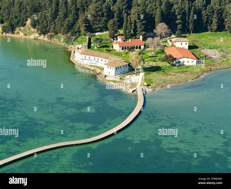 Interior of Zvernec Monastery