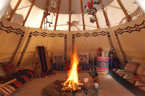 Interior of a Tipi
