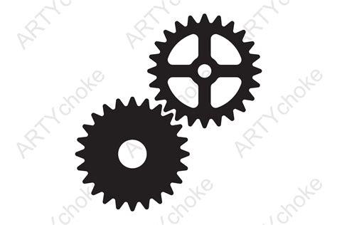 Download Interlocking Gears SVG File - SVG Design Creativefabrica DXF Files